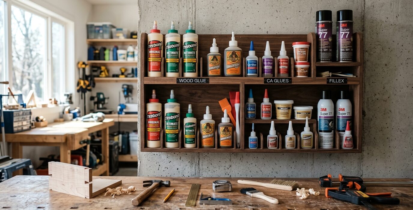 Build a Glue and Adhesive Storage Station