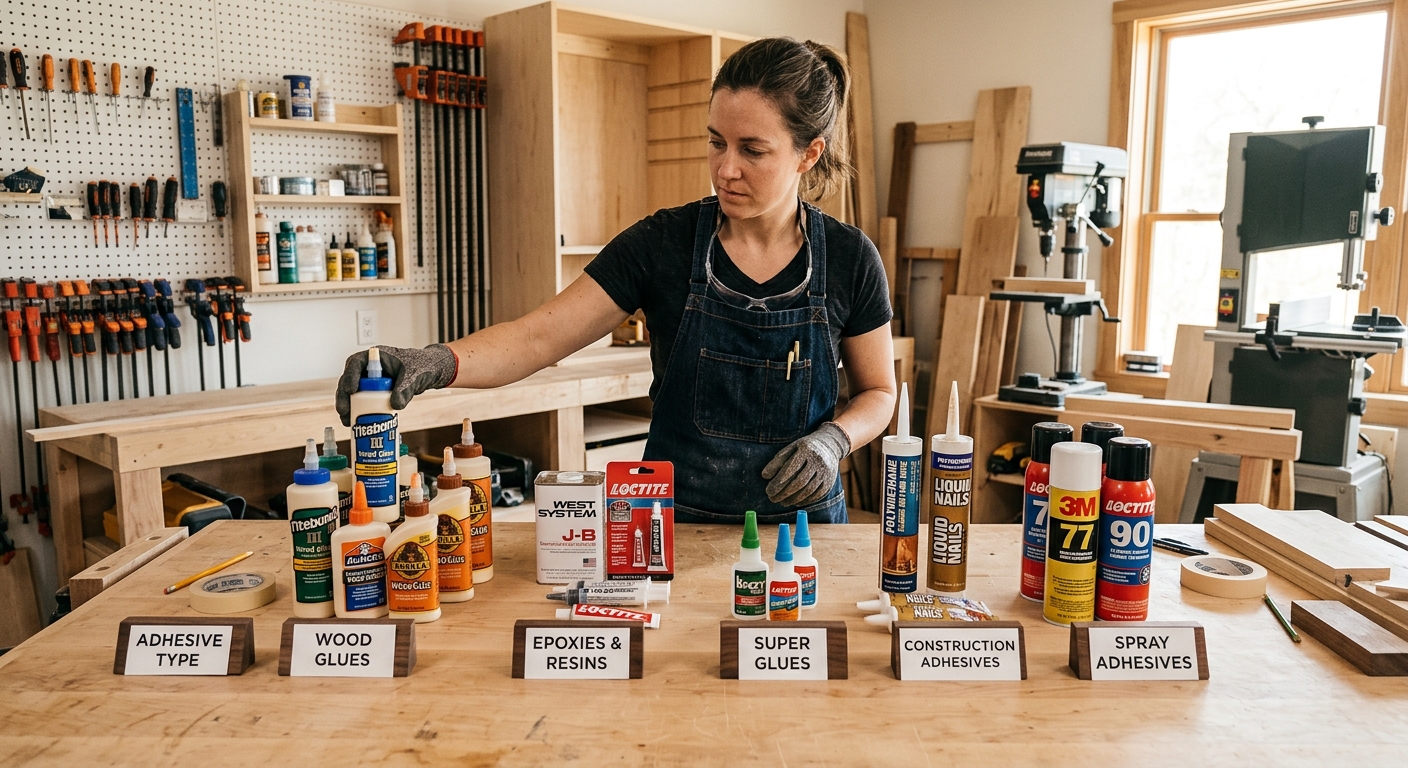 Step 2  –  Organize by Adhesive Type