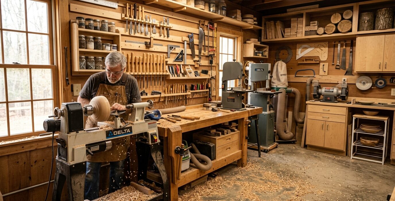 Shop Tour: A Woodturner's Dedicated Studio