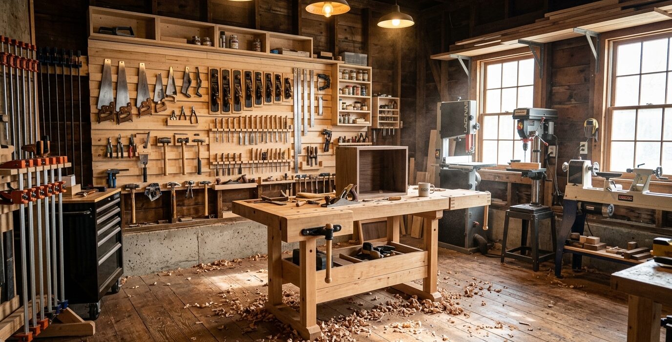 Shop Tour: The Hybrid Hand and Power Tool Workshop