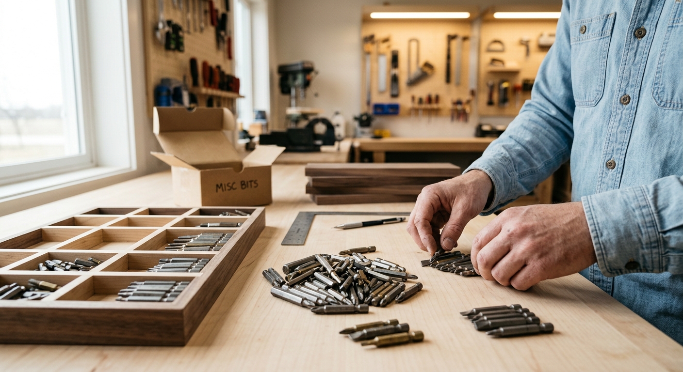 Step 1  –  Inventory and Sort Current Bits