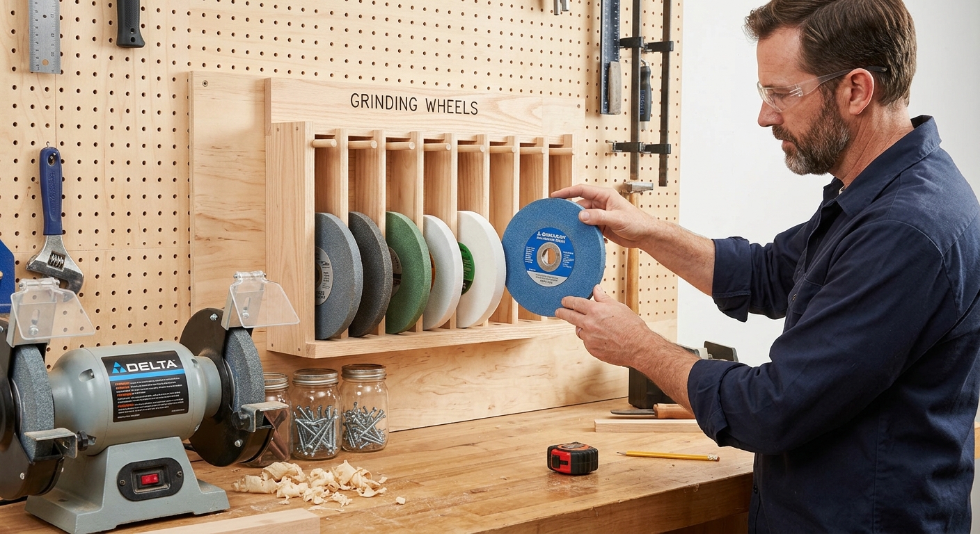 Step 1  –  Store Grinding Wheels Correctly