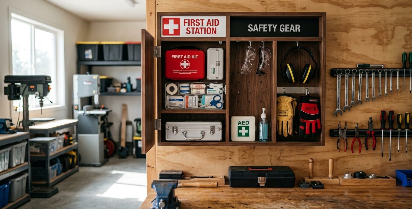 Build a First Aid and Safety Gear Station for the Shop