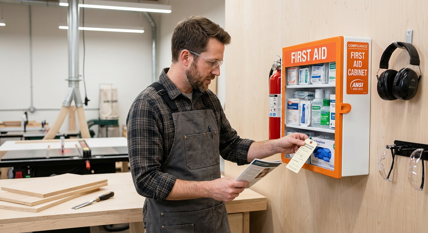 Step 1  –  Choose a Compliant First Aid Cabinet