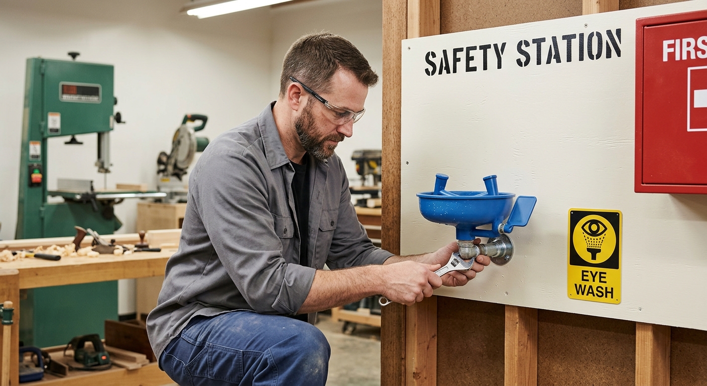 Step 2  –  Add an Eye Wash Station
