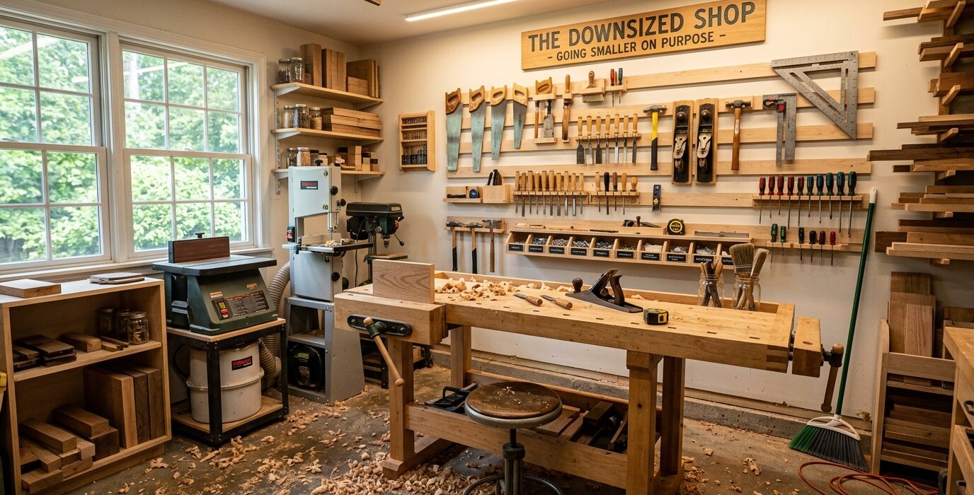 Shop Tour: The Downsized Shop — Going Smaller on Purpose
