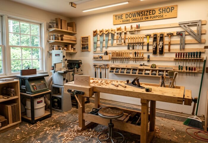 Shop Tour: The Downsized Shop — Going Smaller on Purpose