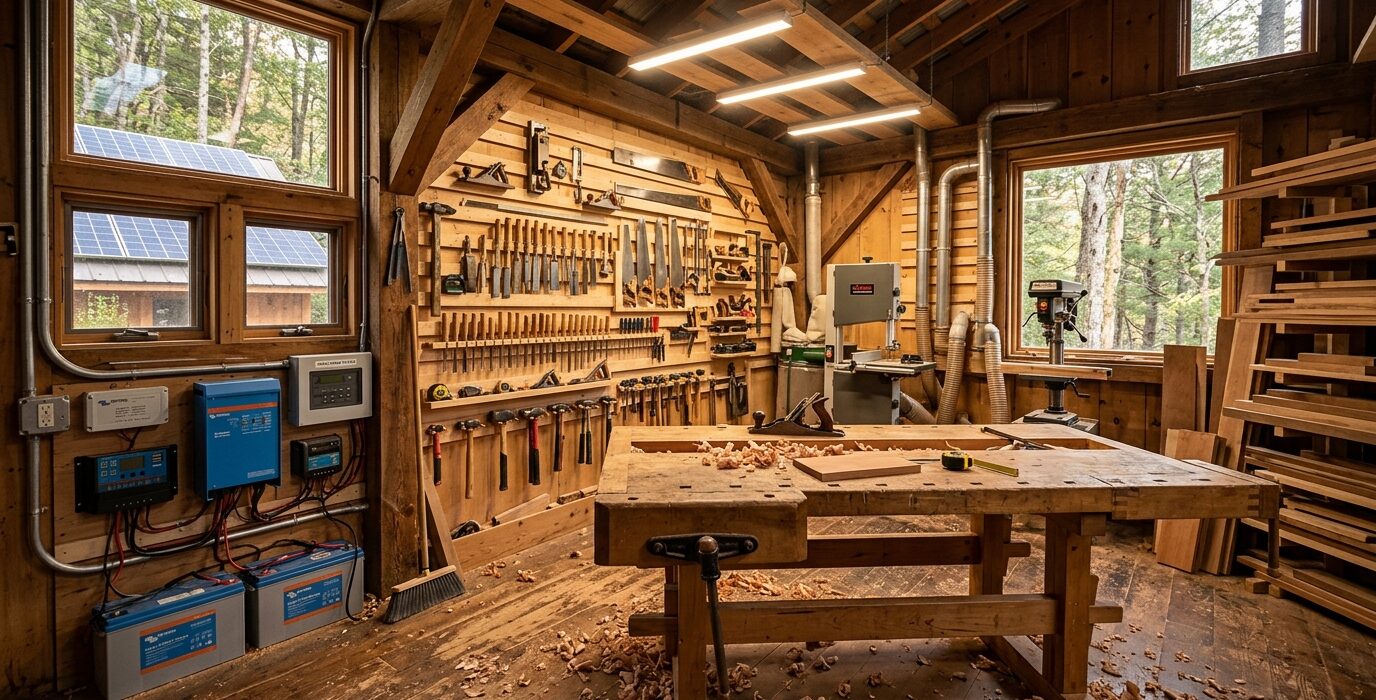Shop Tour: The Off-Grid Workshop — Solar-Powered Woodworking