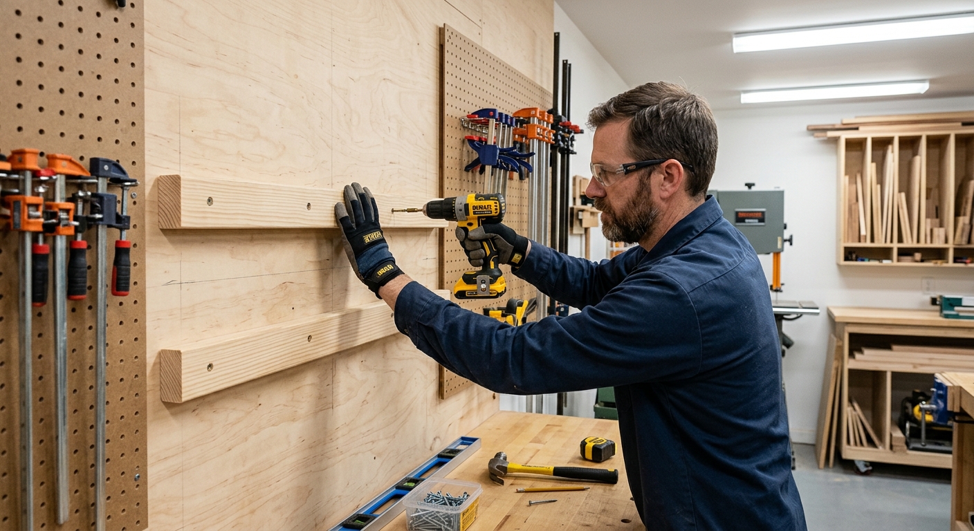 Step 3  –  Build and Mount the Wall Rails