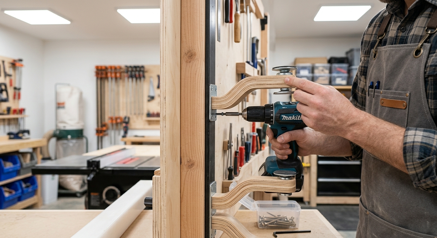 Step 4  –  Add the Clamp Arms
