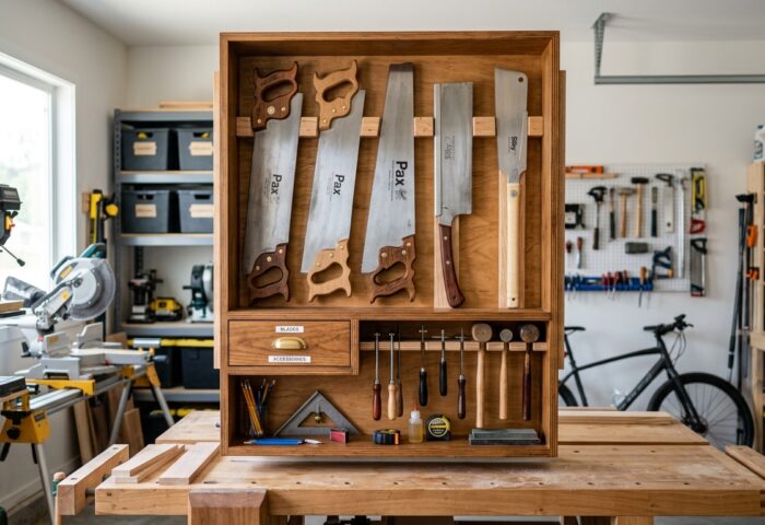 Build a Saw Storage Cabinet for Handsaws and Backsaws