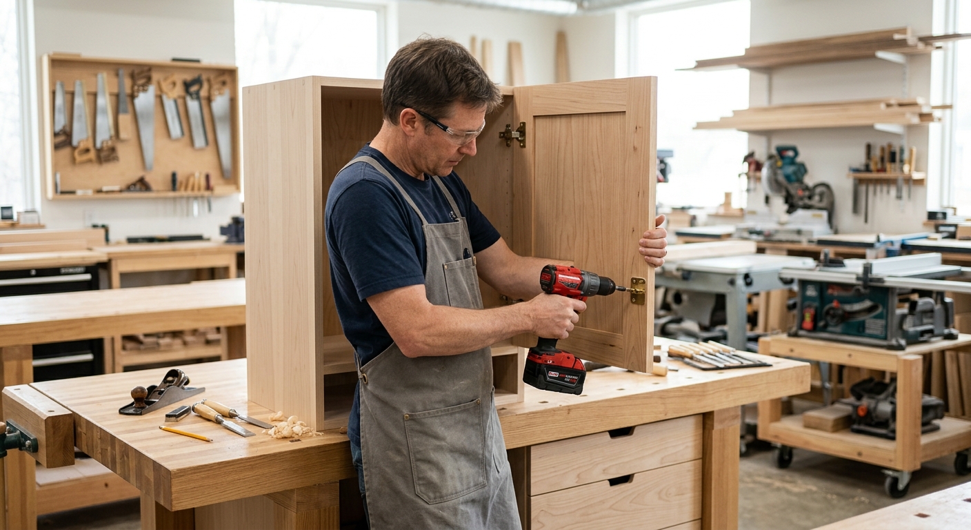 Step 4  –  Build and Hang the Door