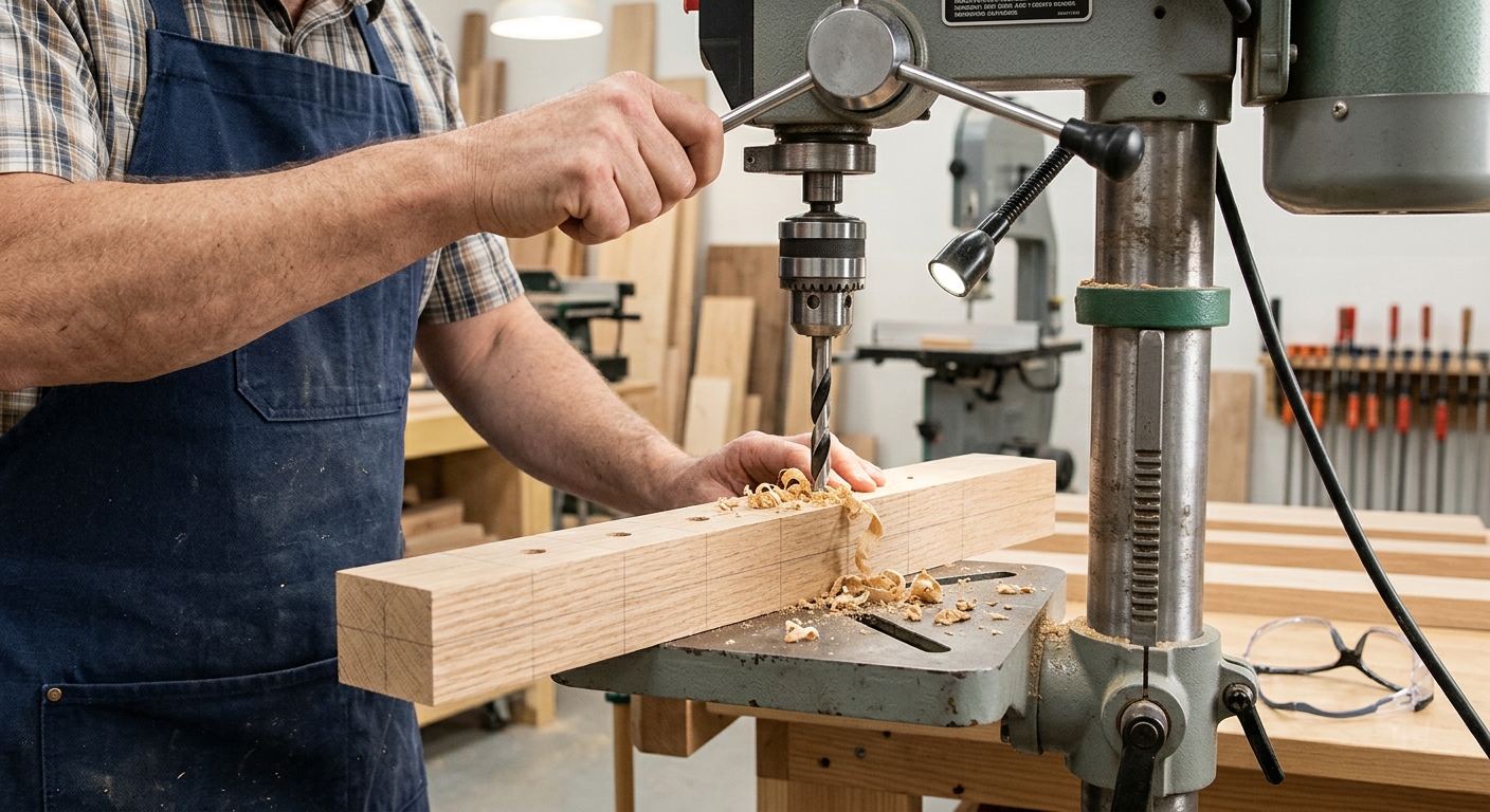 Step 2  –  Drill the Holder Holes