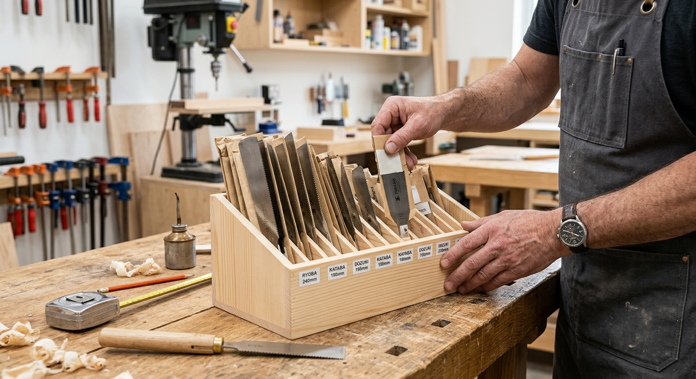 Step 4  –  Store Replacement Blades Separately