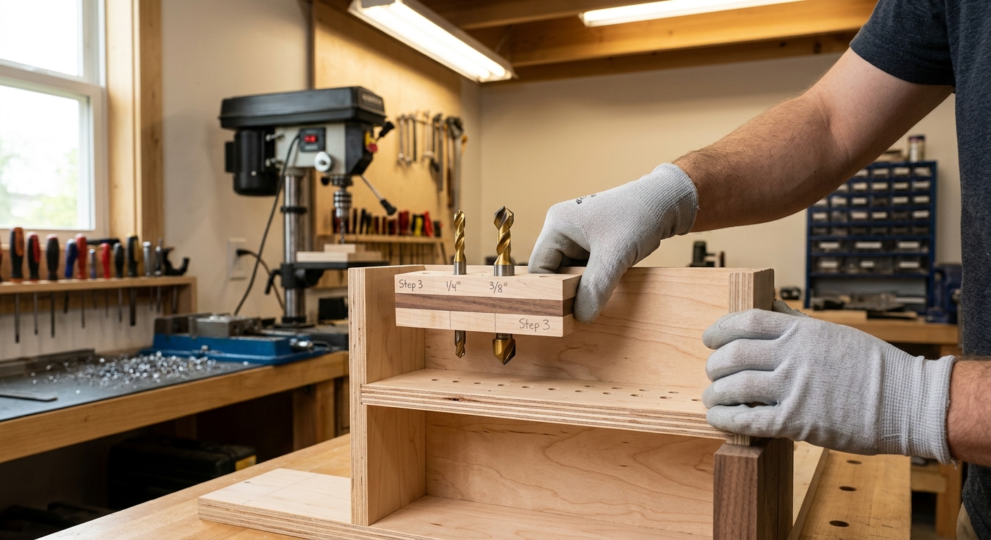 Step 3  –  Countersink Bit Storage