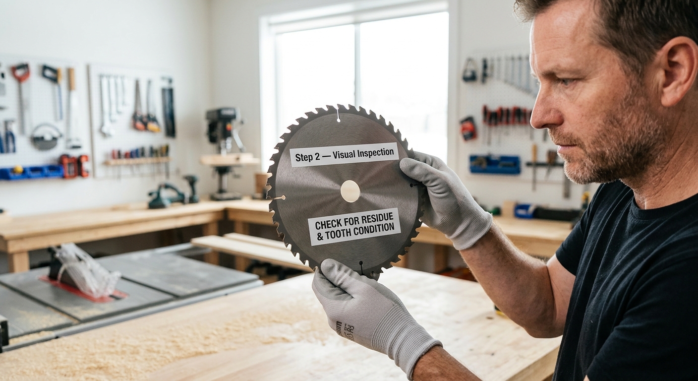 Step 2  –  Visual Inspection After Cleaning