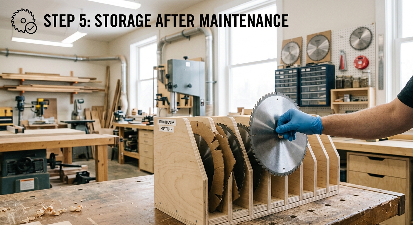 Step 5  –  Storage After Maintenance