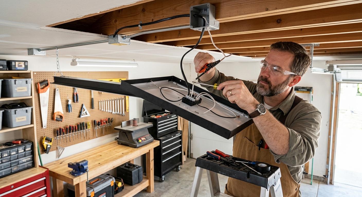 Step 6  –  Wire for Power and Light