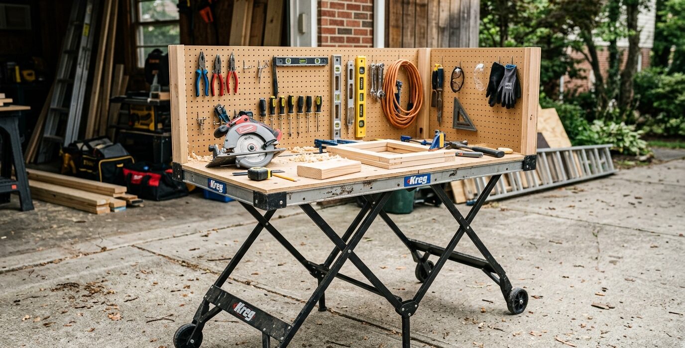 How to Use a Workmate and Portable Tools as Your Shop