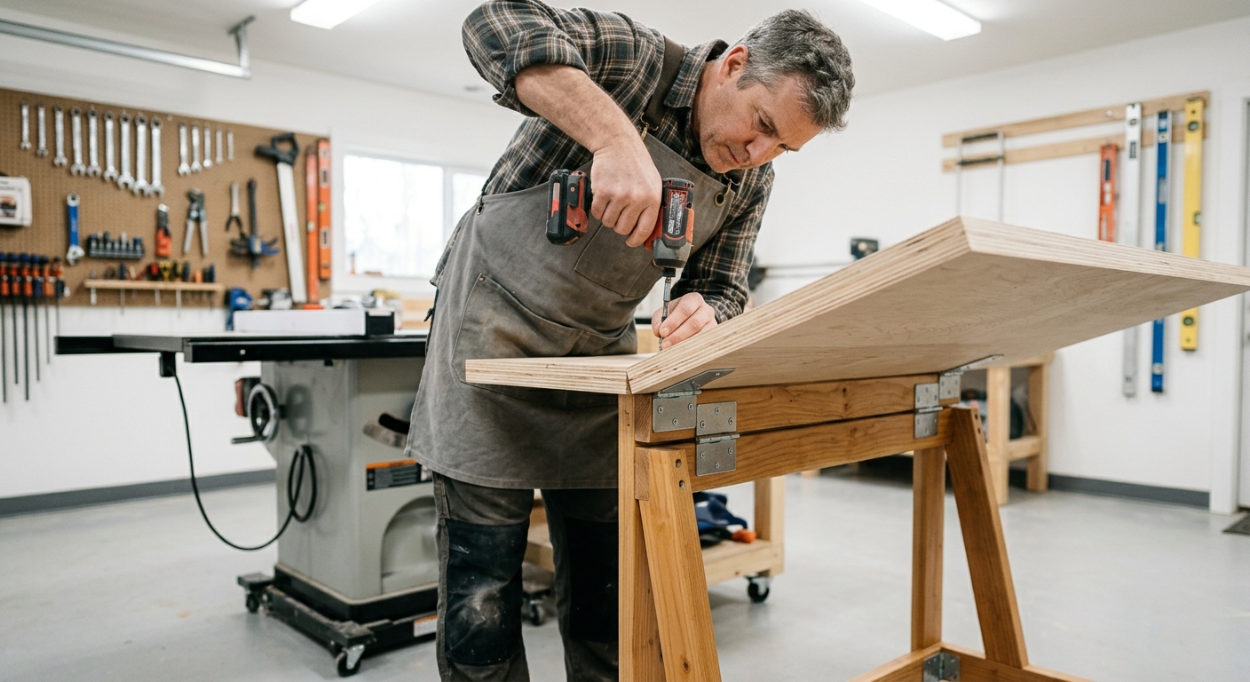 Step 3  –  Attach the Table Top
