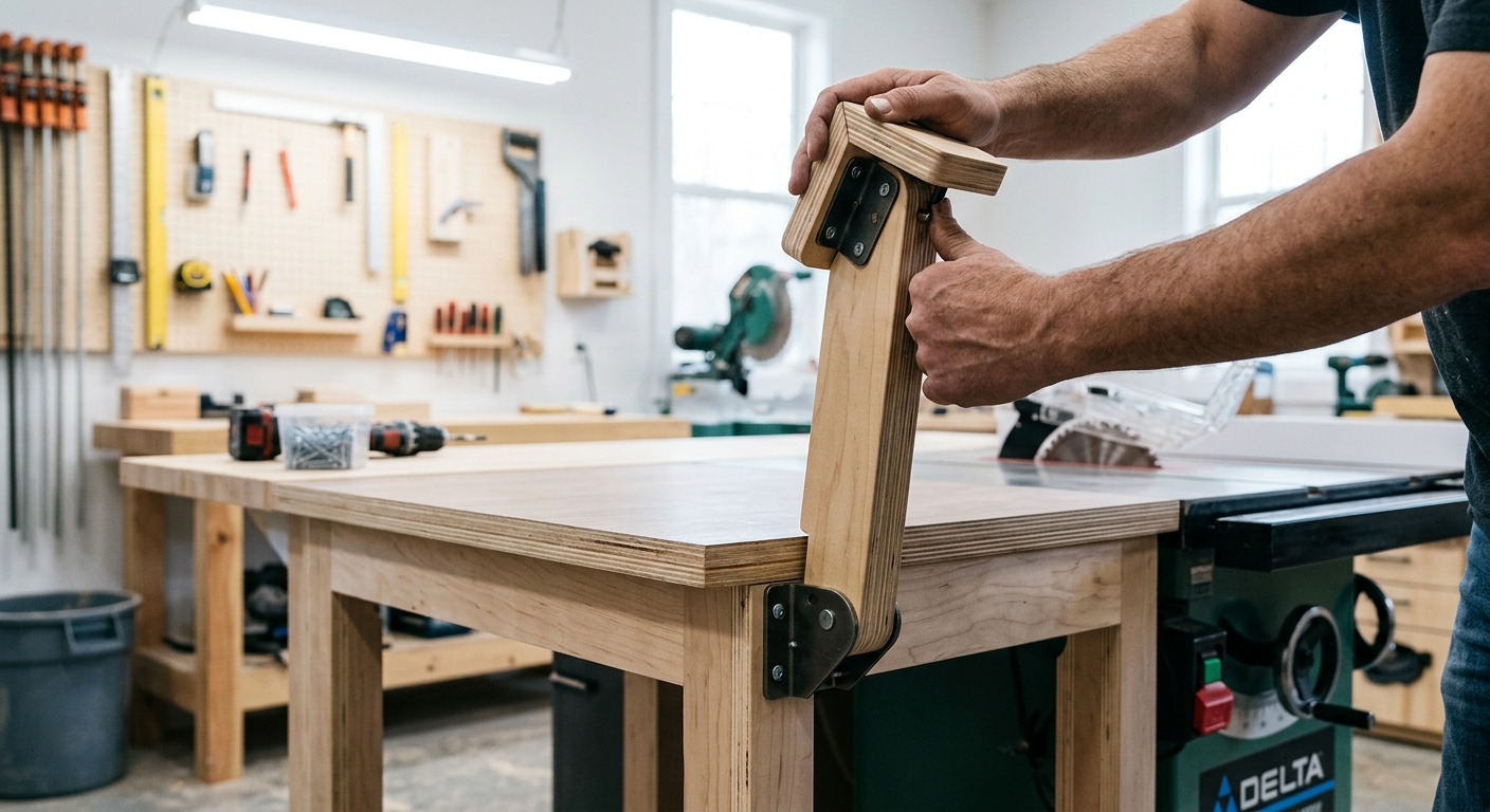 Step 4  –  Add the Folding Leg