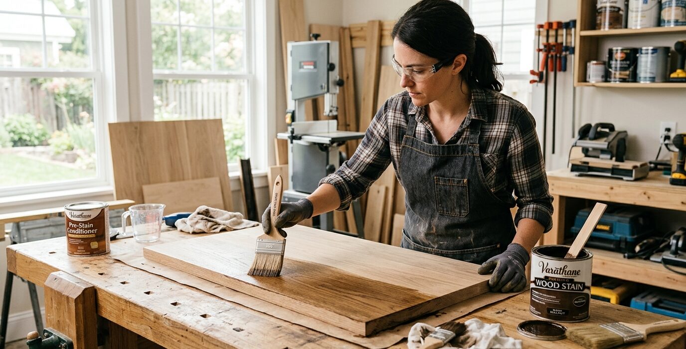 How to Mix and Apply Wood Stains for Even, Professional Results
