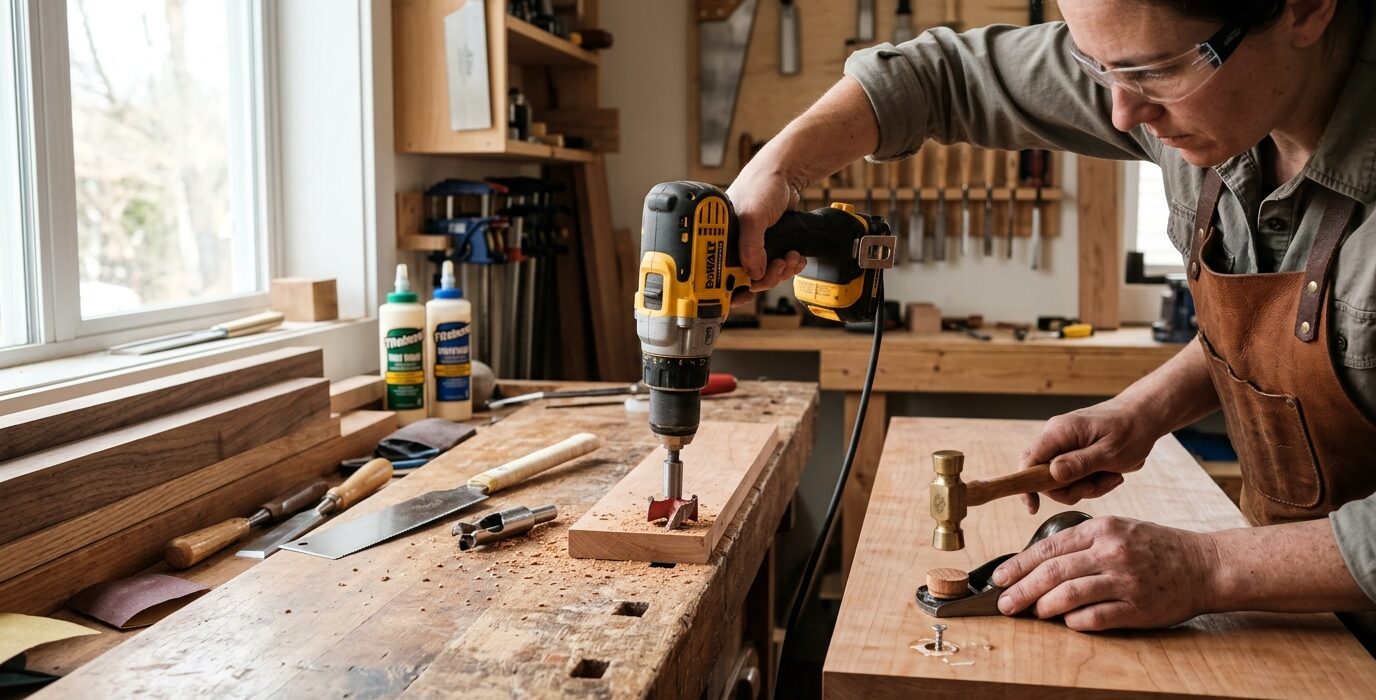 How to Make Wood Plugs and Cover Screw Holes Cleanly