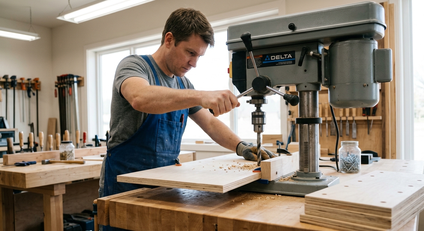 Step 2  –  Drill the Peg Holes