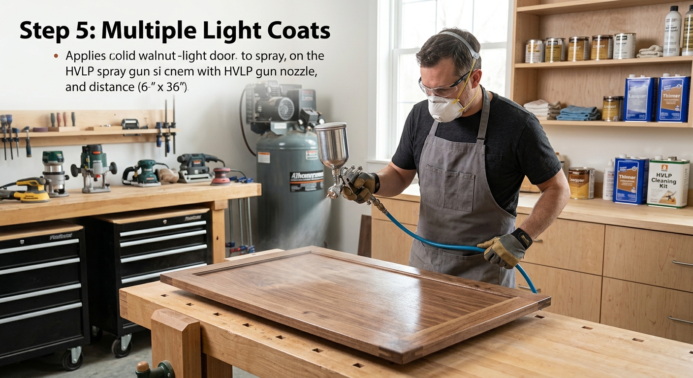 Step 5  –  Multiple Light Coats