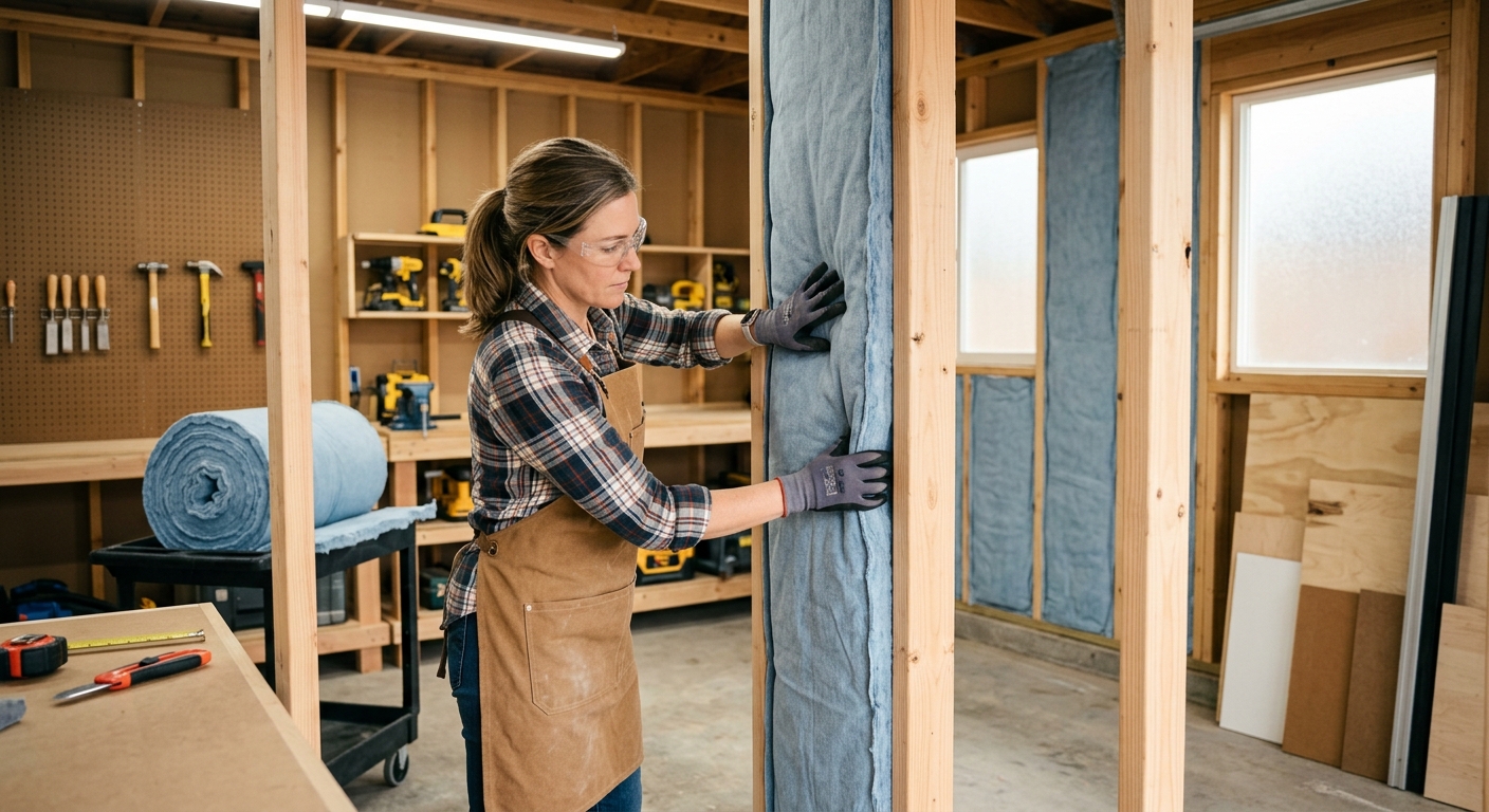 Step 1  –  Insulate the Garage