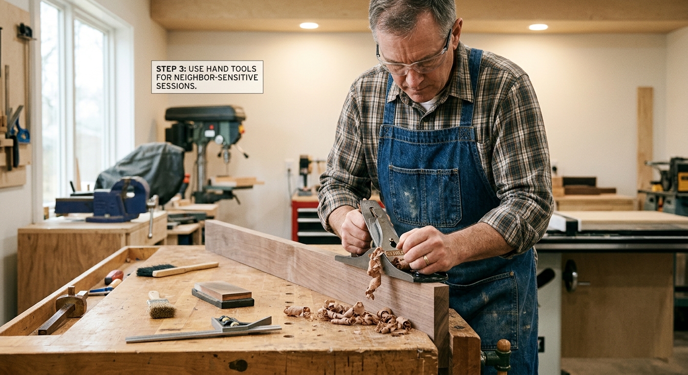 Step 3  –  Use Hand Tools for Neighbor-Sensitive Sessions