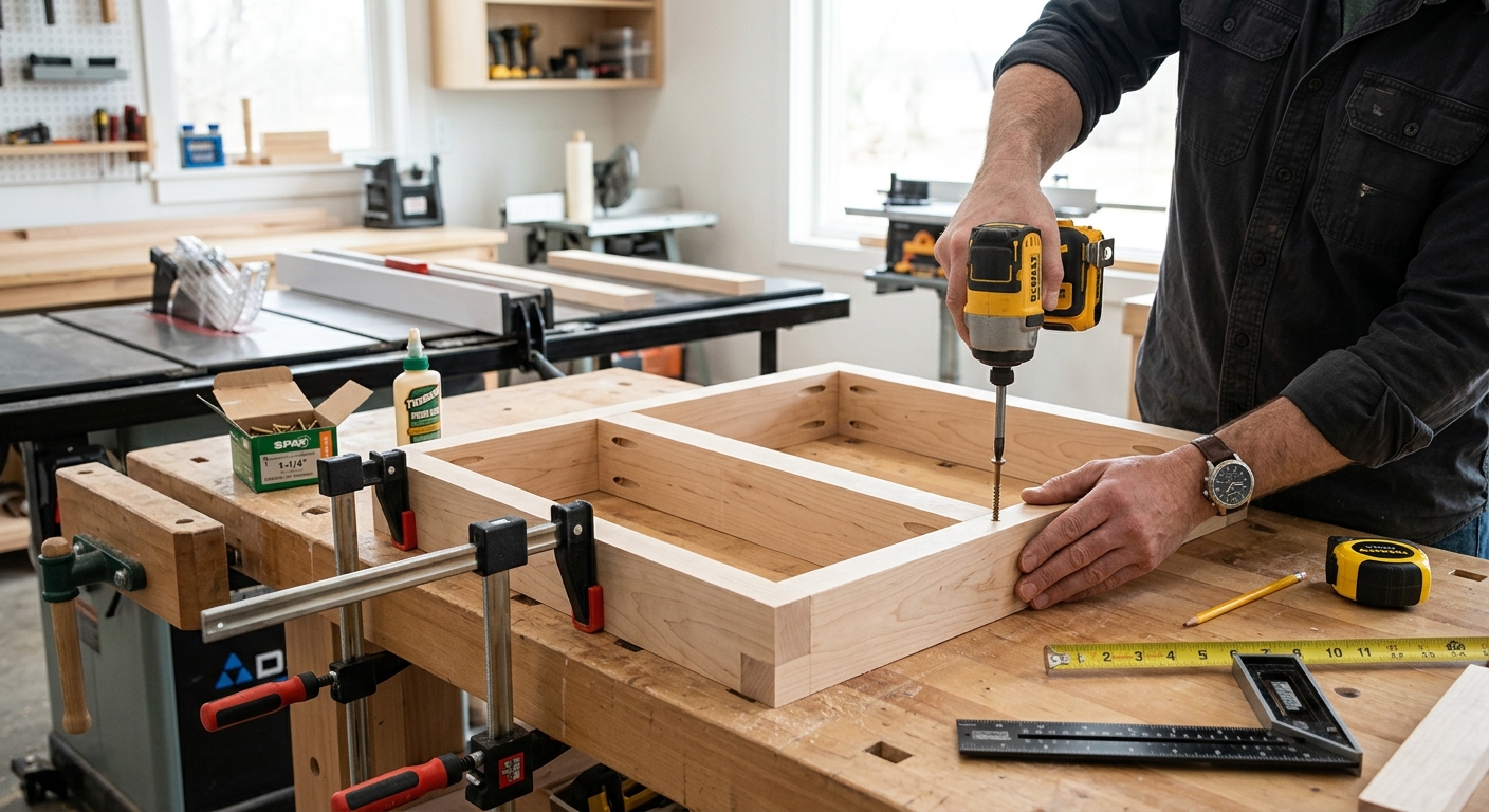 Step 3  –  Build the Apron Frame