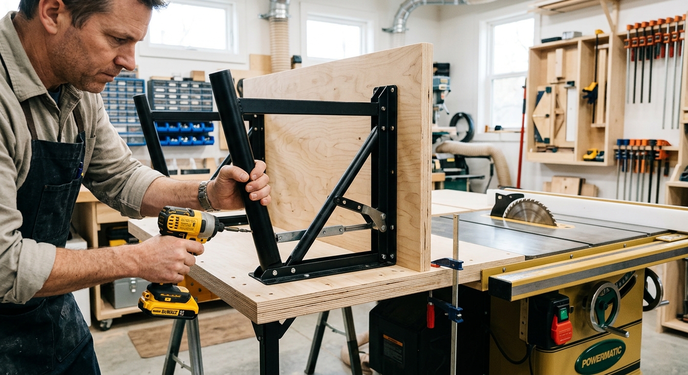 Step 4  –  Install Folding Legs