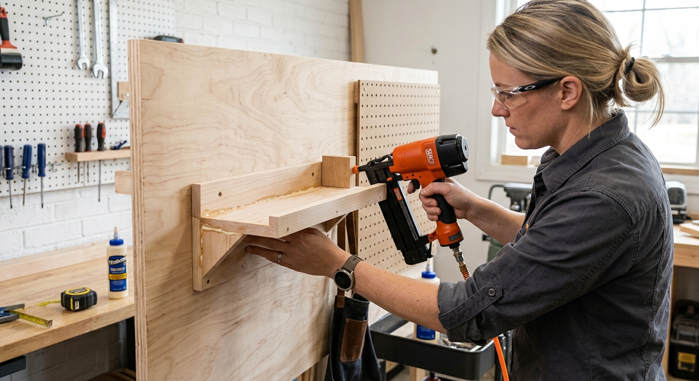Step 3  –  Add a Safety Gear Shelf