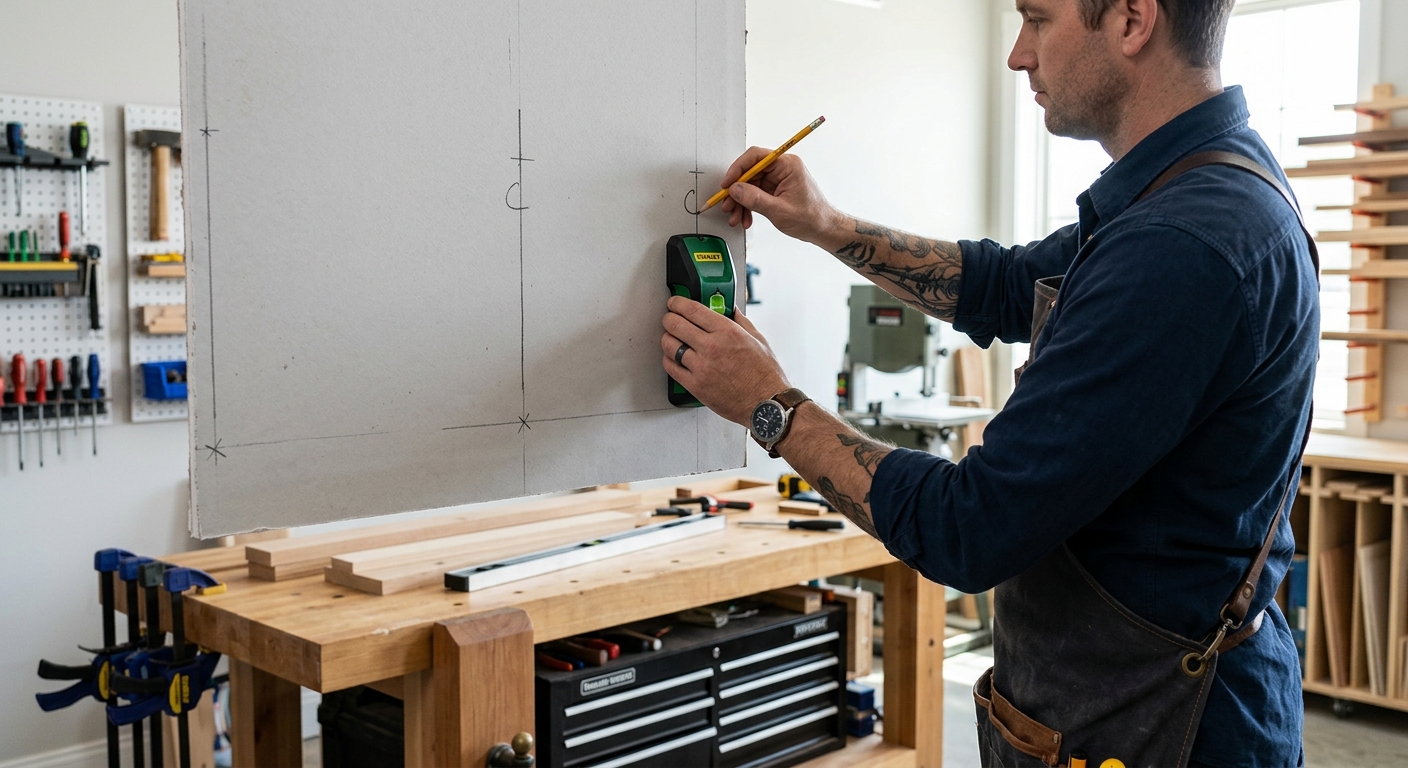 Step 2  –  Find and Mark the Studs