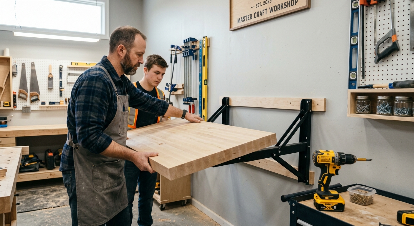 Step 5  –  Build and Attach the Bench Top