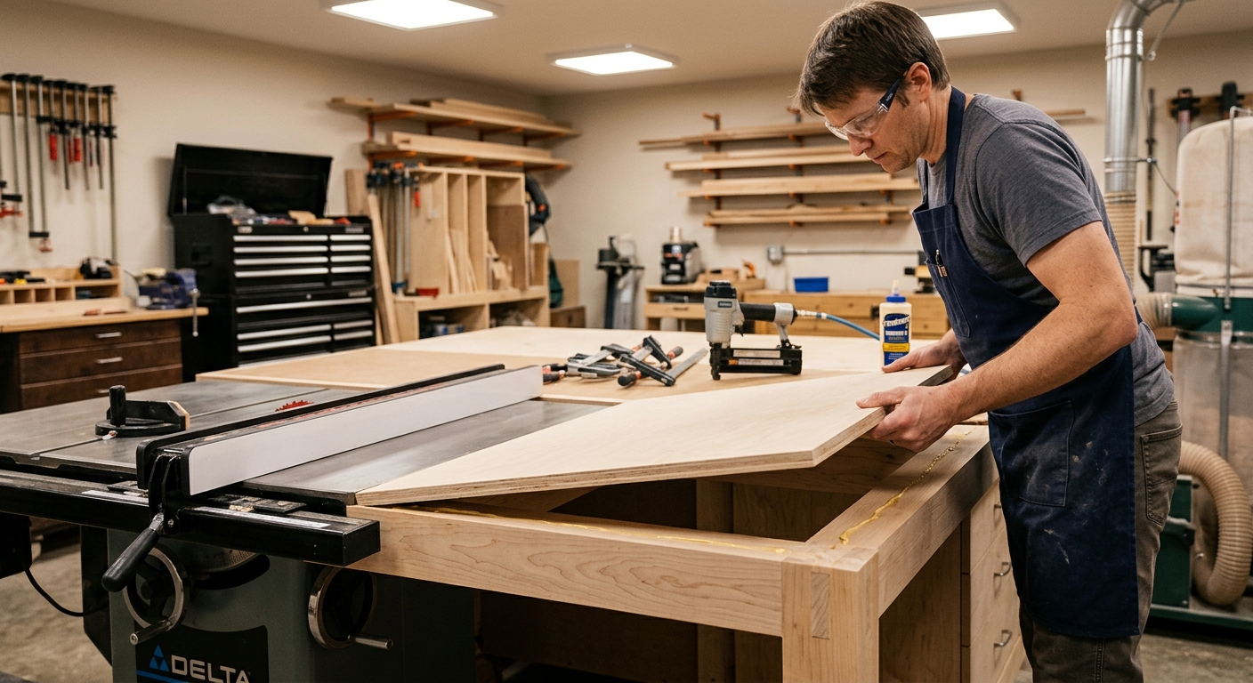 Step 7  –  Add a Work Surface