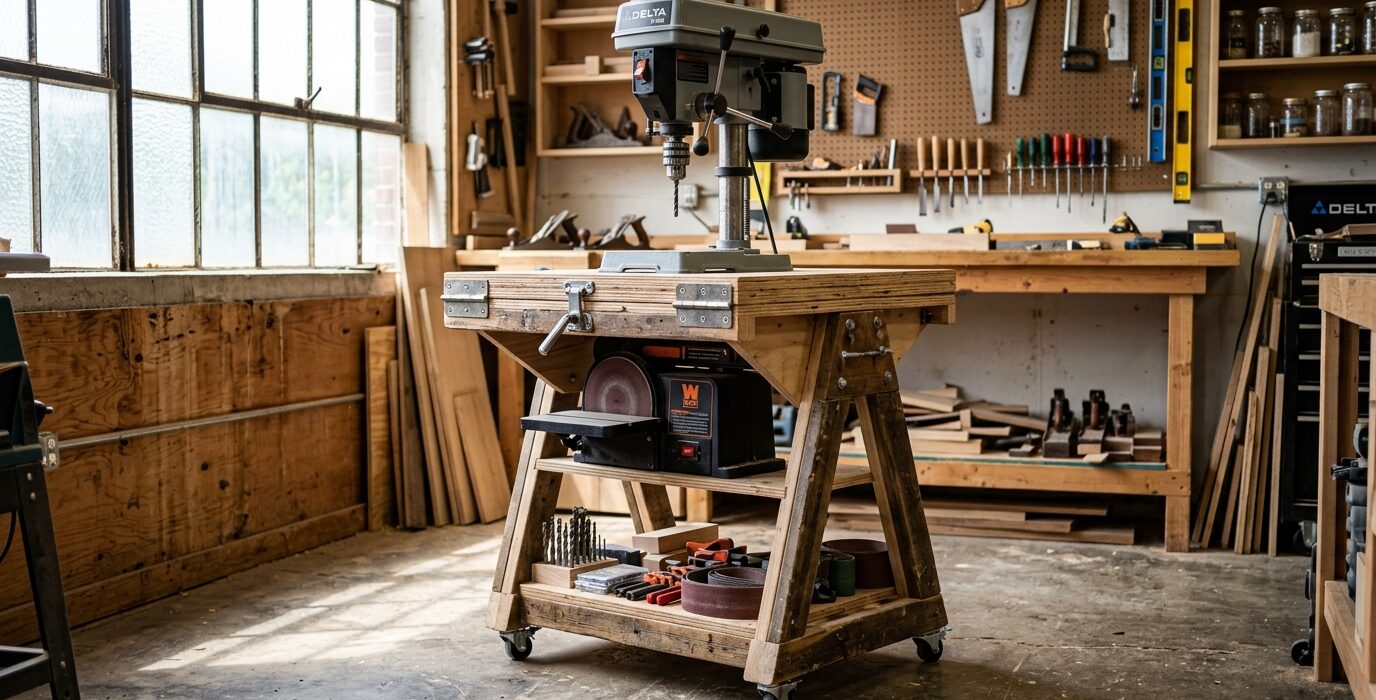 Build a Height-Adjustable Standing Desk and Workbench