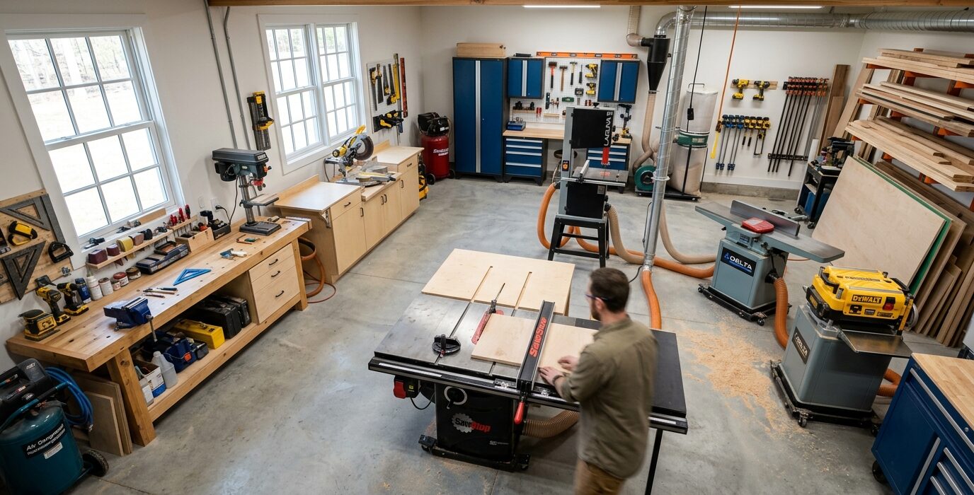 How to Plan a Garage Workshop Layout from Scratch