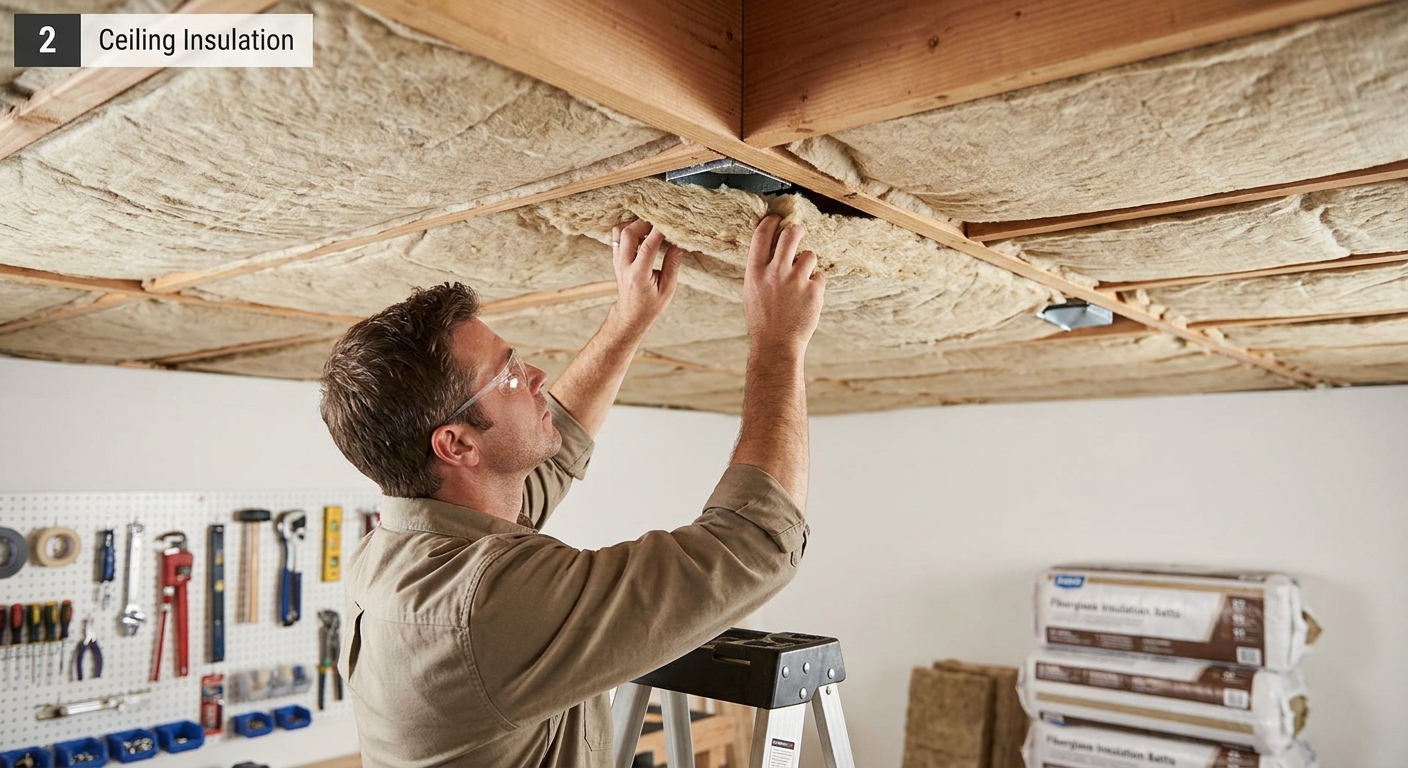Step 2: Insulate the Ceiling