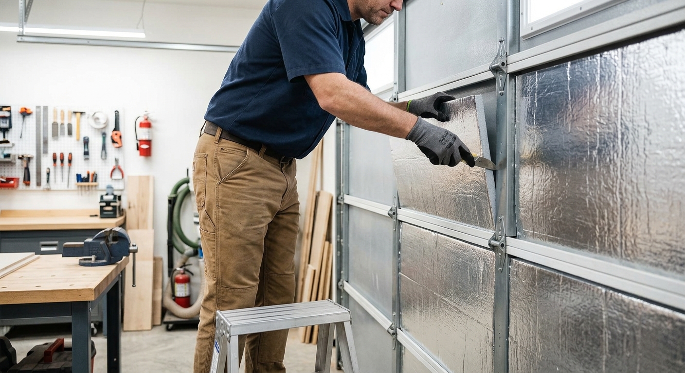 Step 3: Insulate the Garage Door