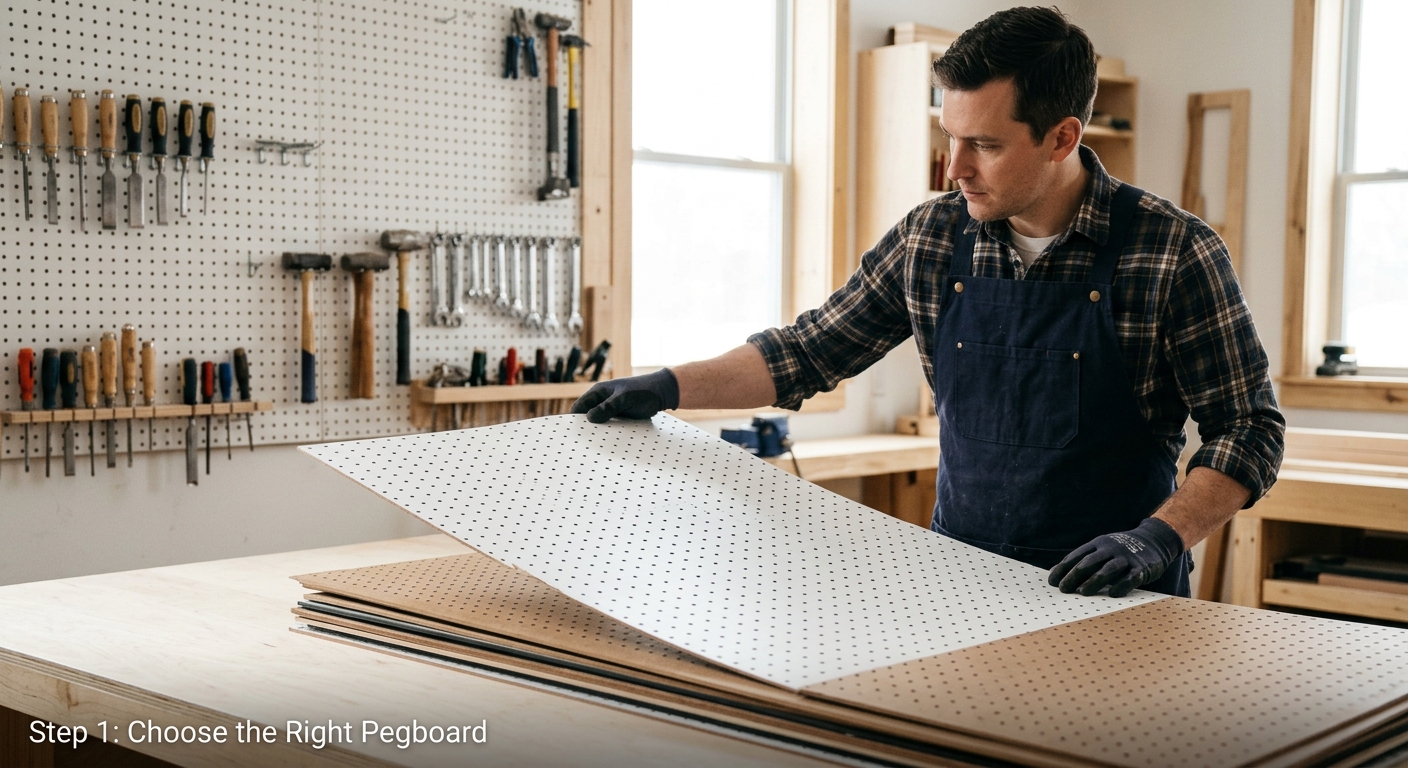 Step 1: Choose the Right Pegboard