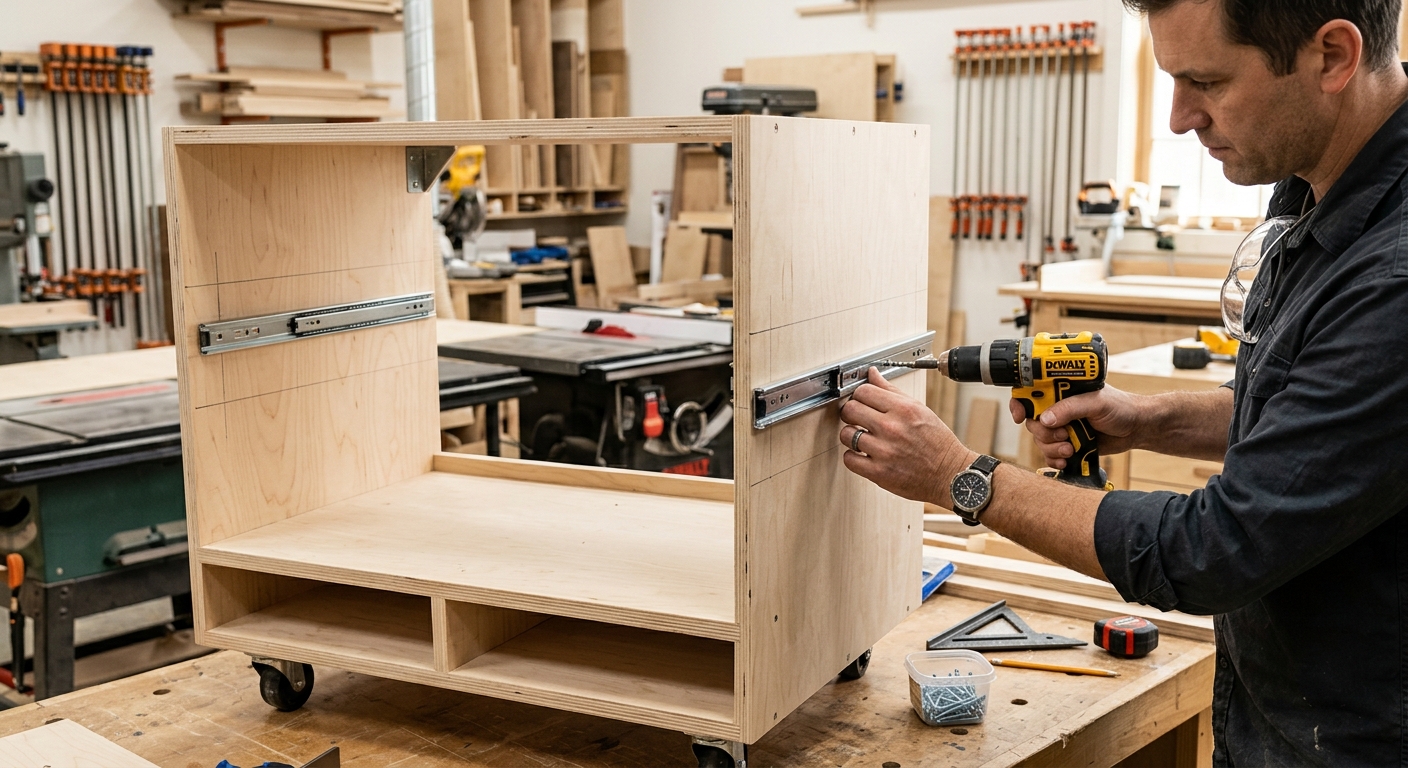 Step 2: Install Drawer Slides
