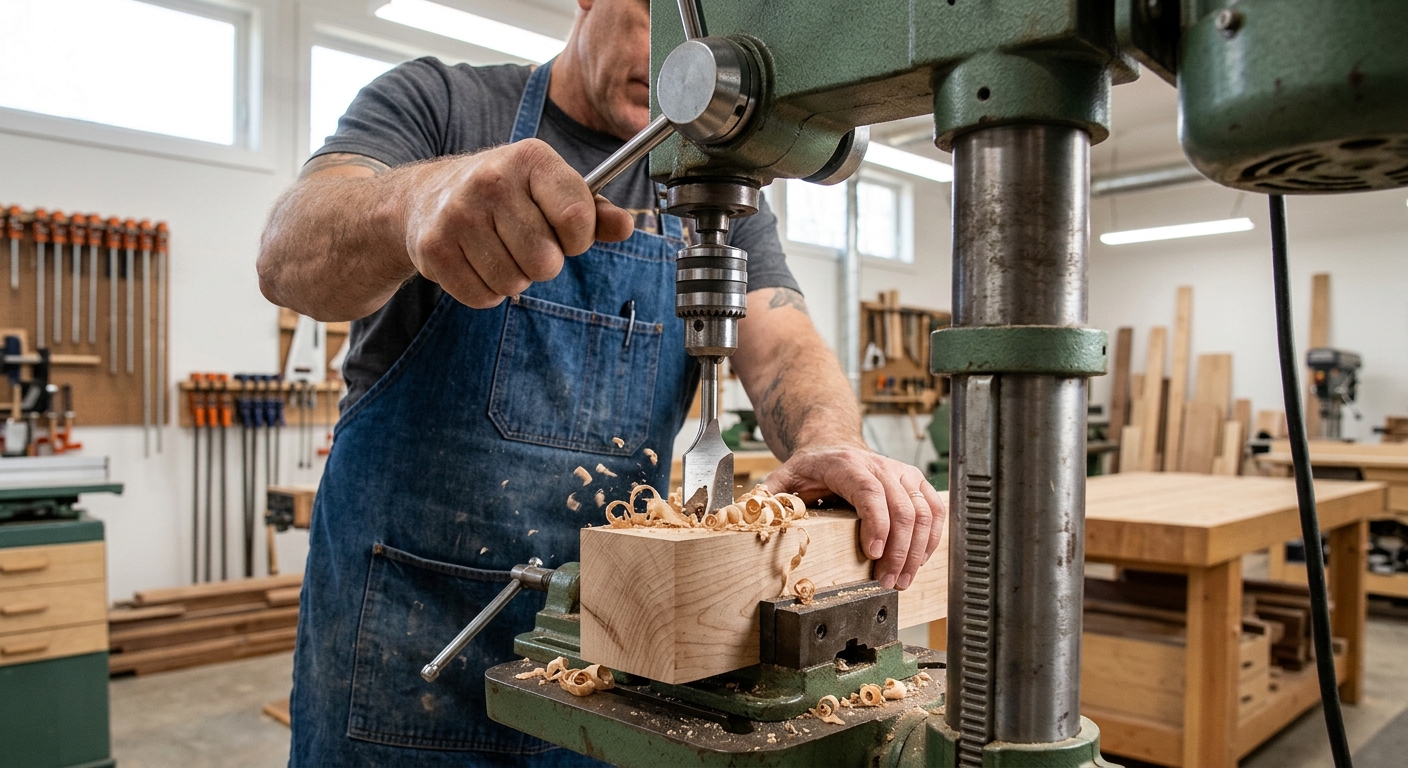 Step 2  –  Drill the Screw Hole