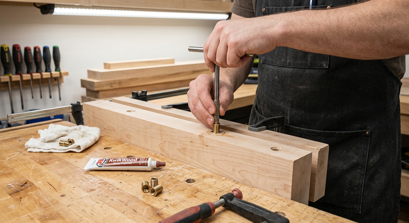 Step 4  –  Install and Cure the Inserts