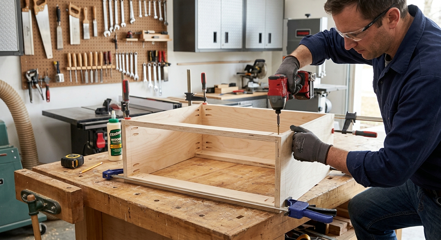 Step 1  –  Build the Cabinet Base