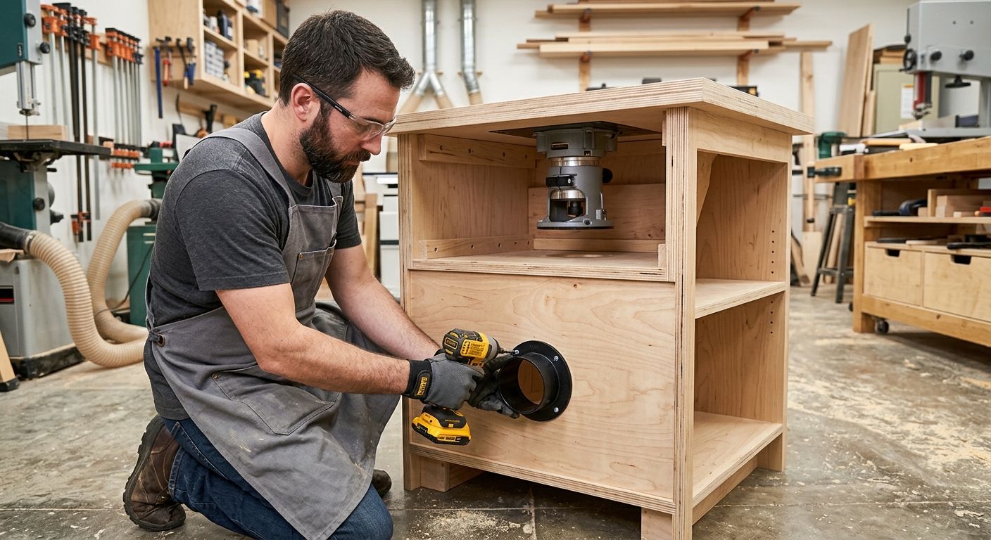 Step 3  –  Add Dust Collection