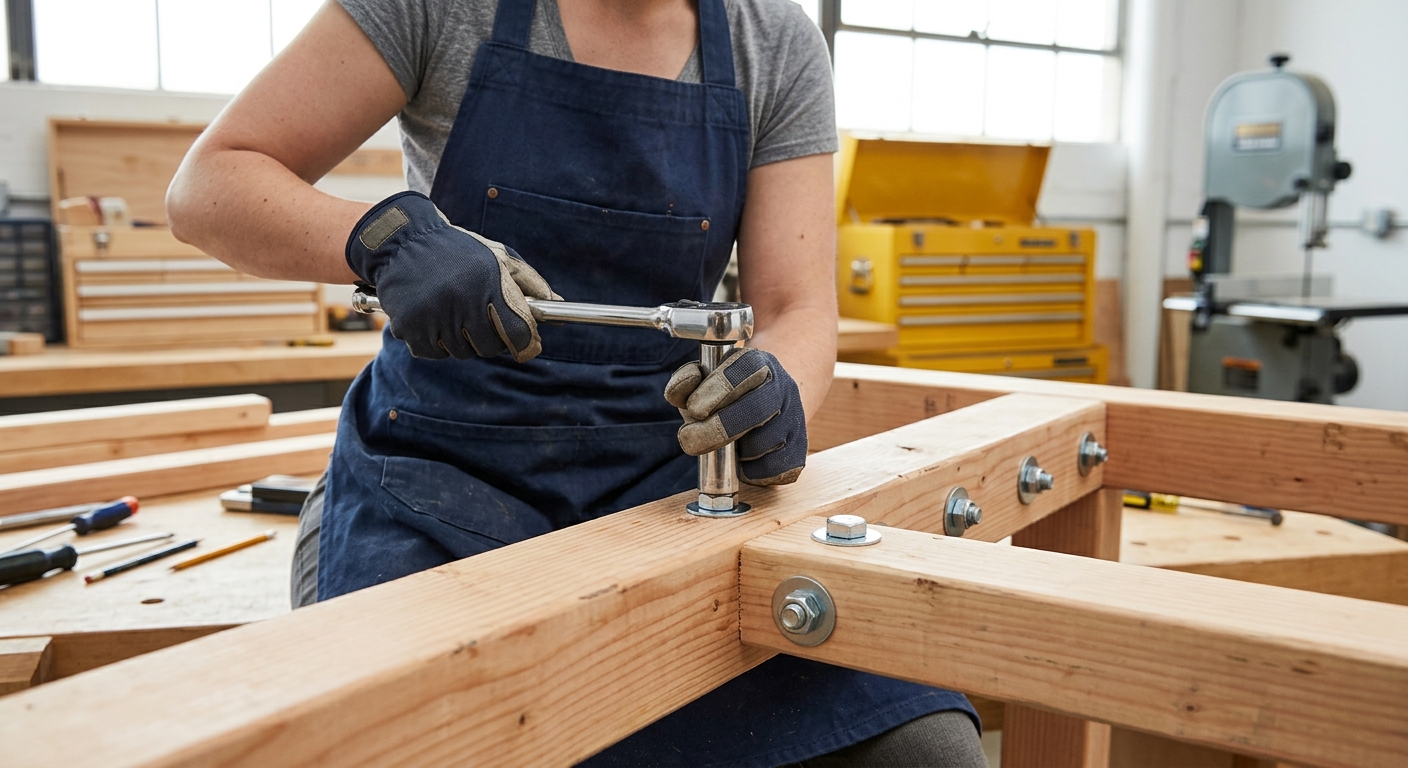 Step 4  –  Connect Everything with Bolted Joints