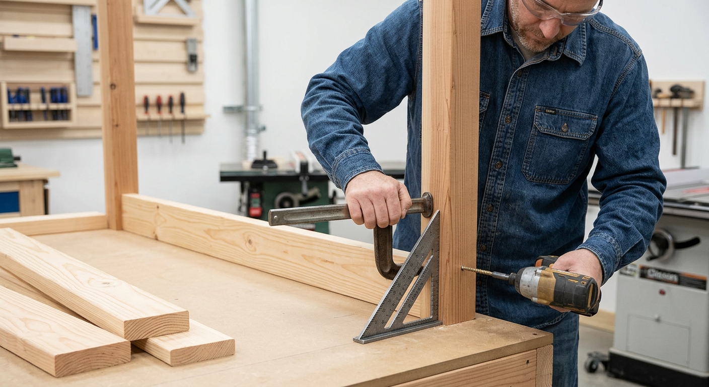 Step 1  –  Build the Bench Frame