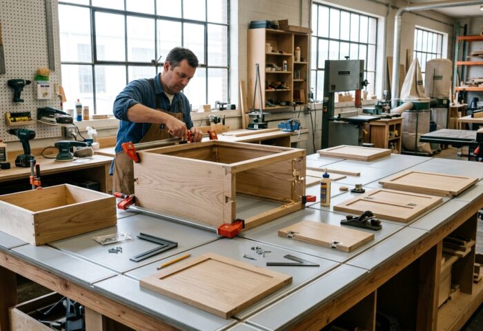 Build a Plywood Assembly Table